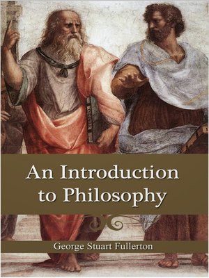 cover image of An Introduction To Philosophy